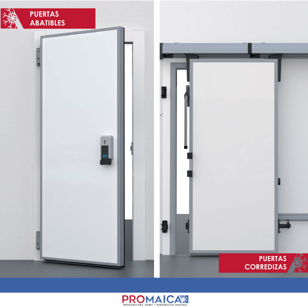 Puertas abatibles y puertas corredizas