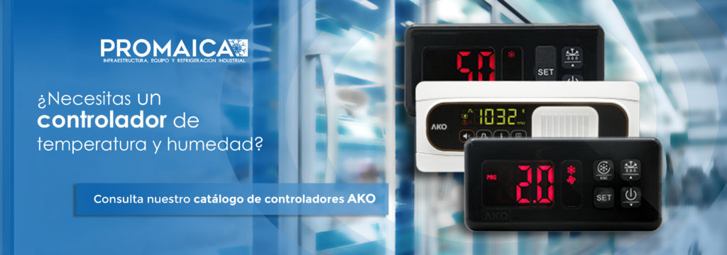 Controladores de temperatura y humedad para asegurar l ainocuidad de un cuarto frio en El Salvador