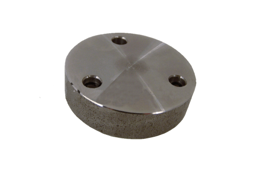 Placa de bloqueo, cabezal de descarga