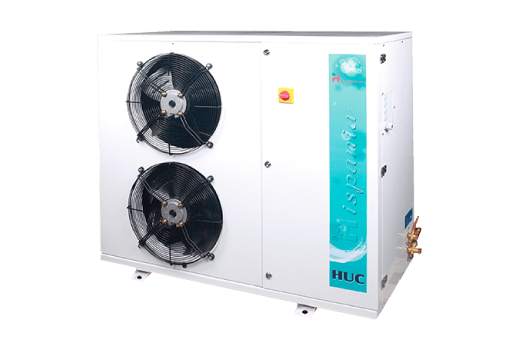 unidad condensadora con dos ventiladores